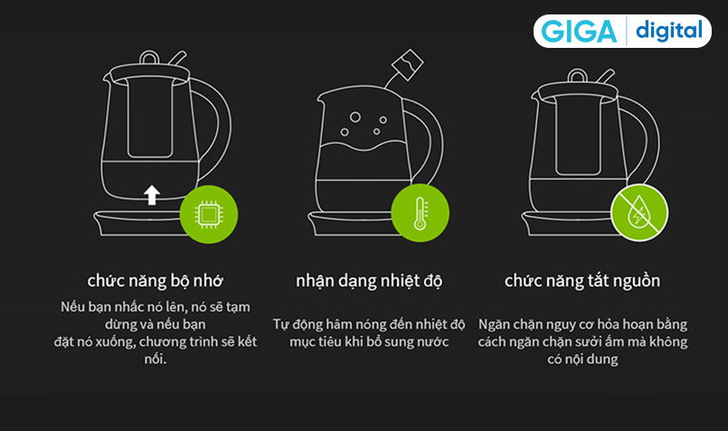 Tính năng của máy pha trà chưng yến Hurom Tea Master TM-P02FSS