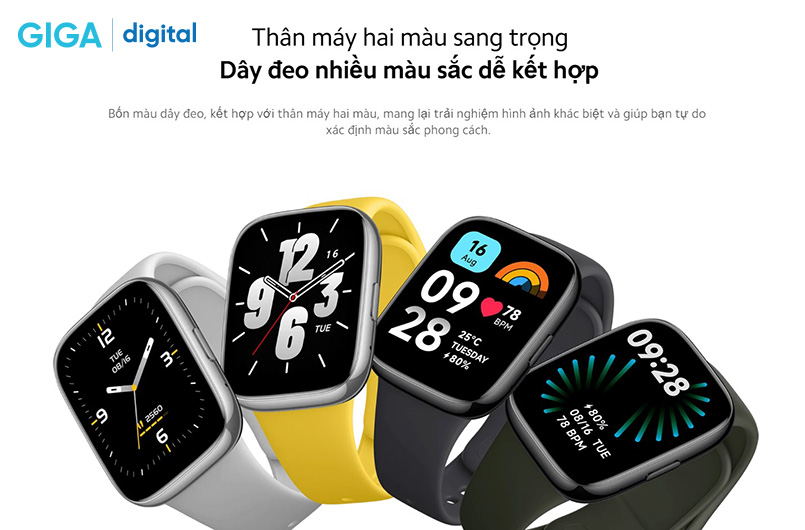 Đồng hồ thông minh Xiaomi Redmi Watch 3 Active - Chính hãng