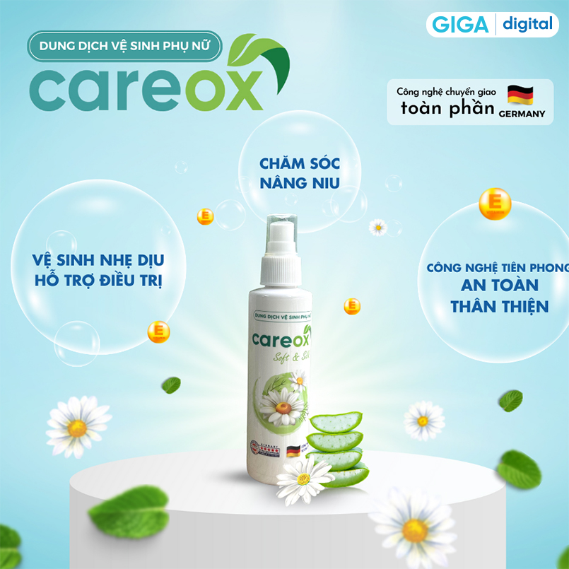 Dung dch v sinh ph n Careox Soft & Silk chnh hng