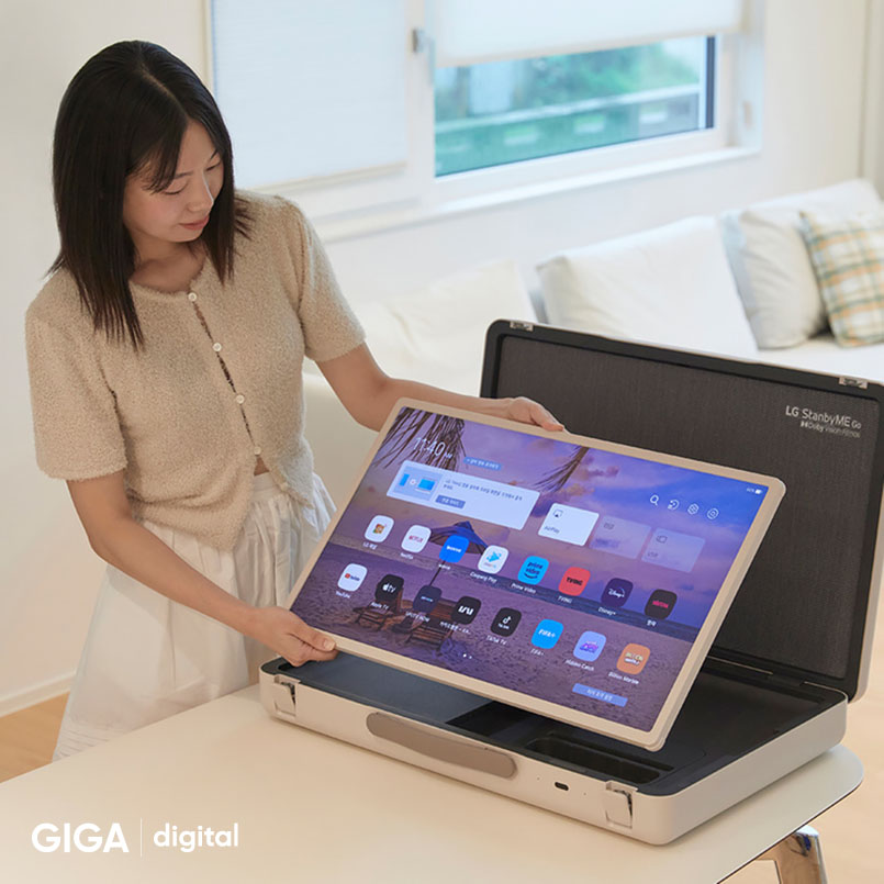 Màn hình cảm ứng thiết kế cặp thông minh LG StanbyME Go 27LX5QKNA - Giá tốt