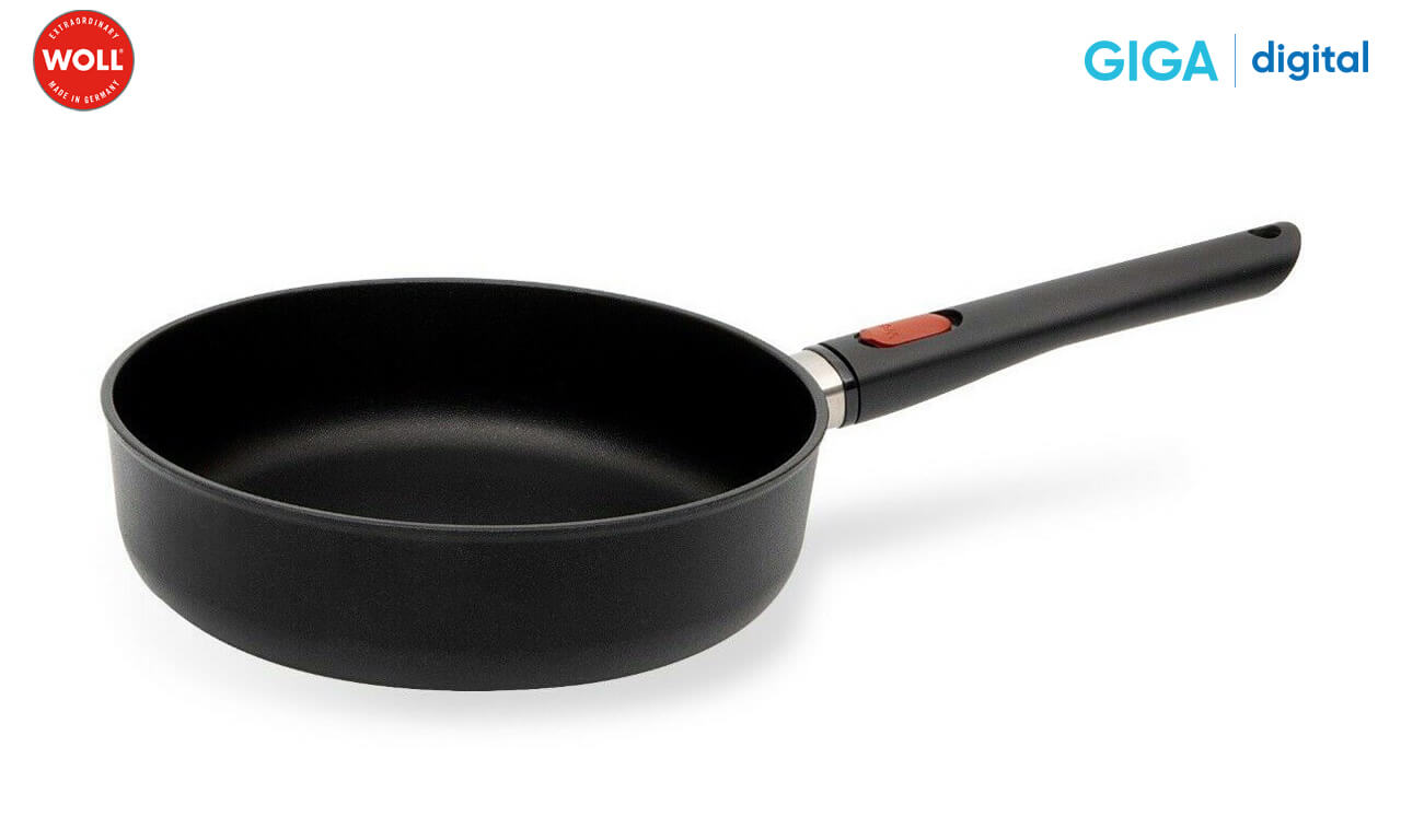 Woll Saphirlite Induction 24cm Saute Pan – 2.5L With Heat Indicator & Dishwasher Safe