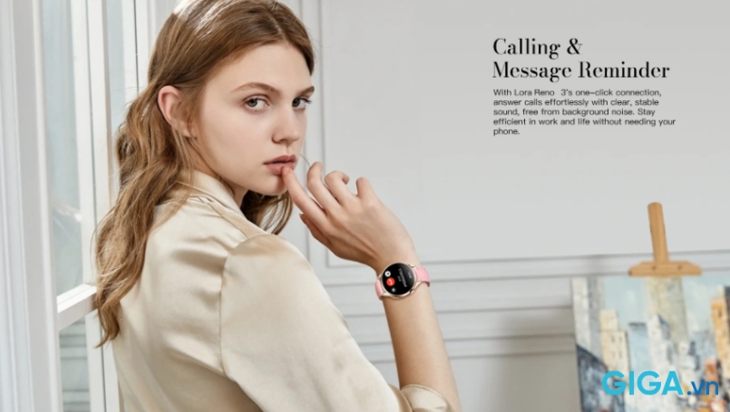 Lora Reno 3 smartwatch Kieslect Lora Reno 3 nghe gọi và nhận thông báo chỉ bằng một ...