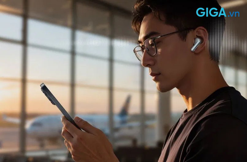 Nhờ sự kết hợp giữa hệ thống 3 micro AI tân tiến và thuật toán xử lý âm thanh thông minh, Redmi Buds 8 Pro mang đến giải pháp gọi thoại hoàn hảo.