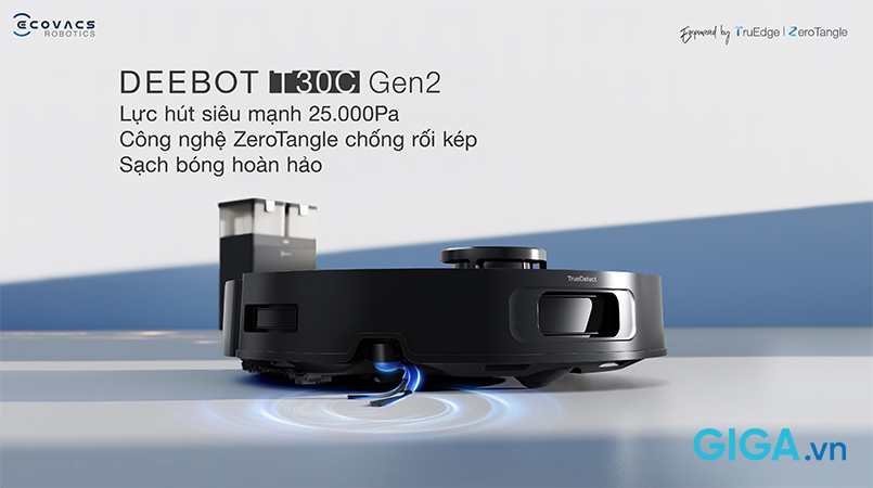Robot hút bụi lau nhà Ecovacs DEEBOT T30C Gen2 vệ sinh nhà cửa với hiệu suất làm việc ấn tượng và quy trình vận hành hoàn toàn khép kín.