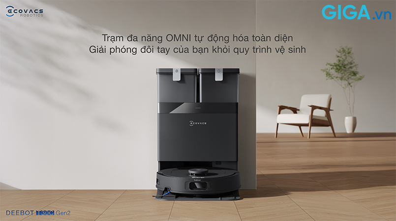 Trạm sạc đa năng Omni của robot Deetbot T30C Gen2 thiết lập một tiêu chuẩn mới về sự tiện nghi