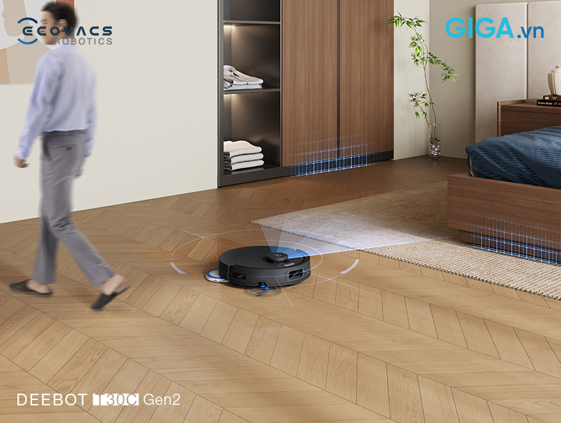 Ecovacs DEEBOT T30C Gen2 có khả năng di chuyển linh hoạt nhờ sự kết hợp giữa TrueMapping 2.0 và TrueDetect 3.0.