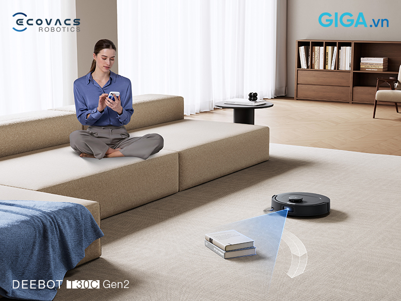 robot lau nhà Ecovacs Deetbot T30C Gen2 có khả năng di chuyển linh hoạt nhờ sự kết hợp giữa TrueMapping 2.0 và TrueDetect 3.0.
