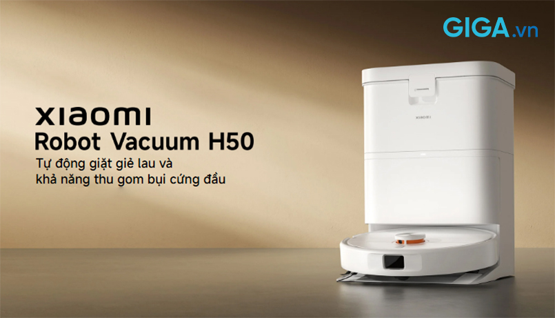 Robot hút bụi Xiaomi Vacuum H50 EU BHR08GUEU thu gom bụi nhanh chóng