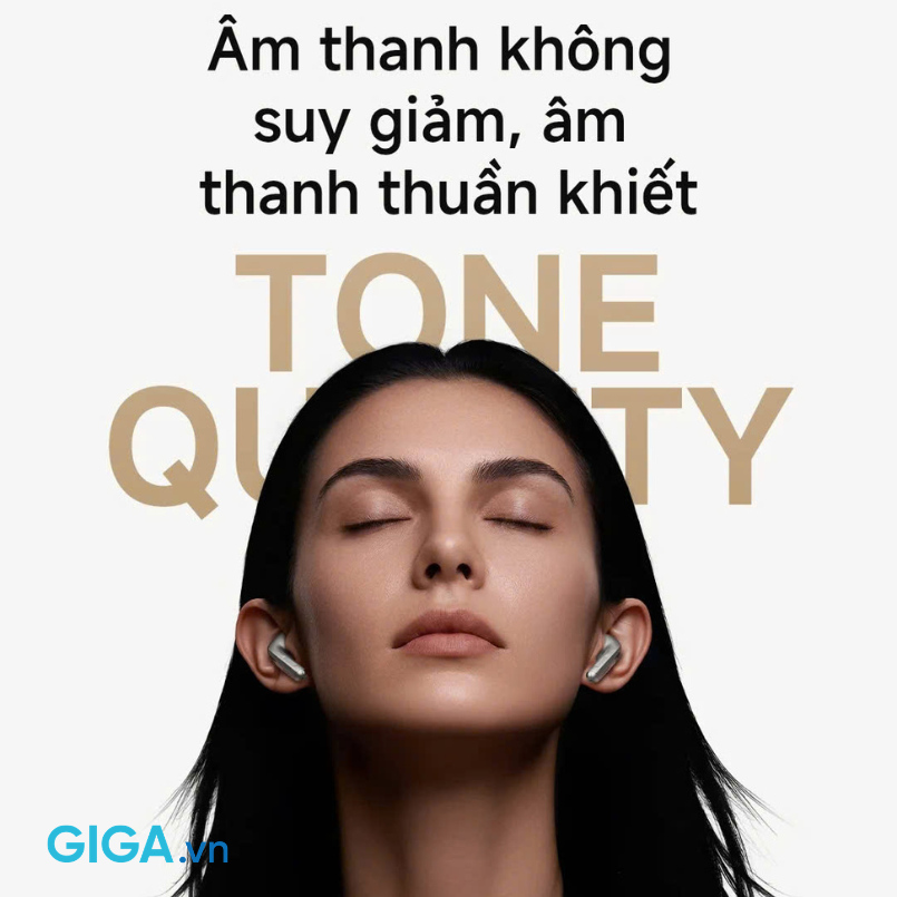 Tai nghe Bluetooth Xiaomi Buds 6 được trang bị hệ thống driver ba nam châm mạ vàng 24K
