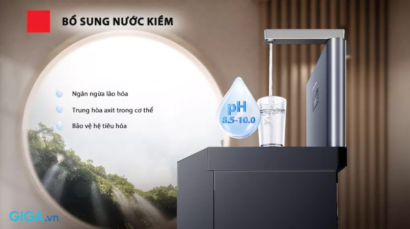 máy lọc nước TWP-W2399SVN(M) cung cấp đầy đủ ba chế độ nước nóng, nguội và lạnh