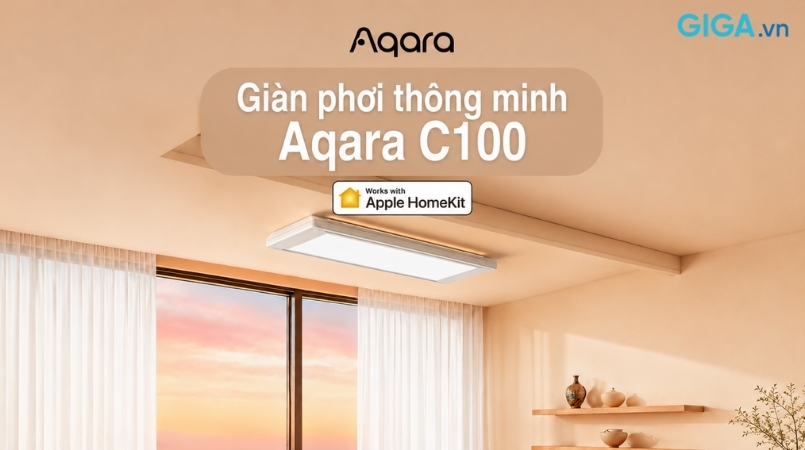 Giàn phơi thông minh Aqara C100 ZNLYJ17LM phơi quần áo tiện lợi