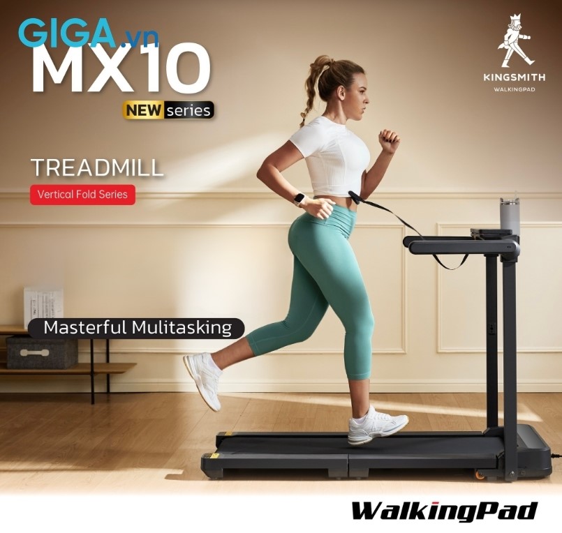 máy chạy bộ gấp gọn KingSmith MX10 mang đến giải pháp rèn luyện sức khỏe tại nhà