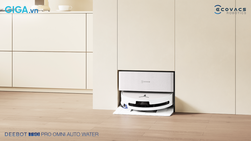 Robot hút bụi lau nhà Ecovacs Deebot T90 Pro Omni Auto Water là sự giao thoa tinh tế giữa thiết kế tối giản tinh tế và sức mạnh công nghệ