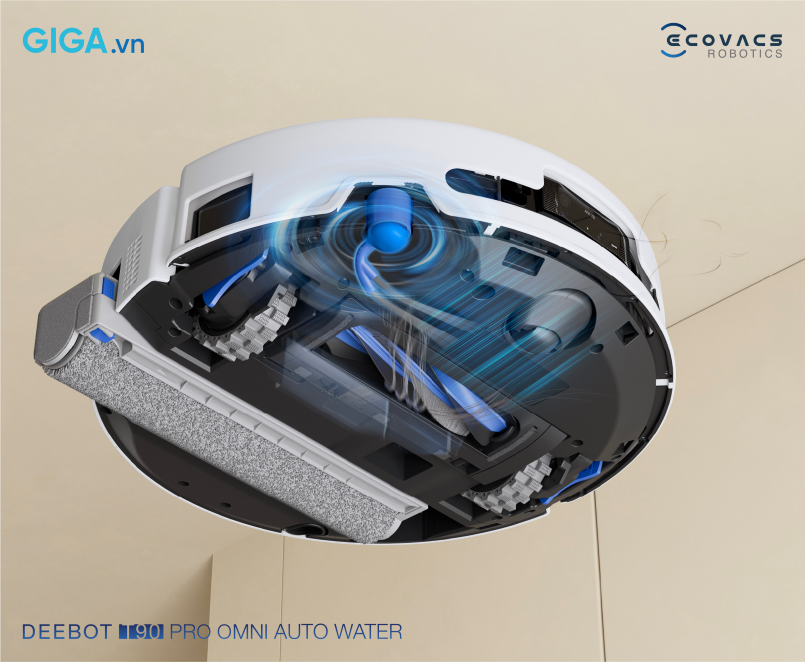 Công nghệ chống rối ZeroTangle 4.0 trên robot hút bụi Ecovacs T90 PRO Omni Auto Water
