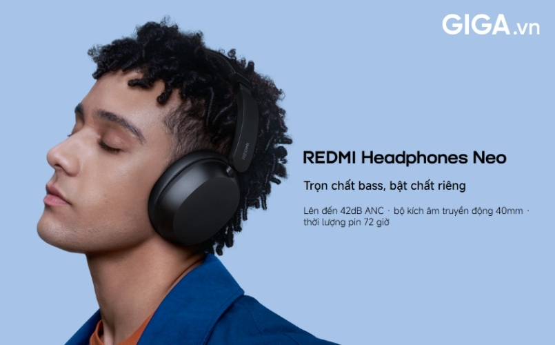 Tai nghe Redmi Headphone Neo thời thượng, hiện đại