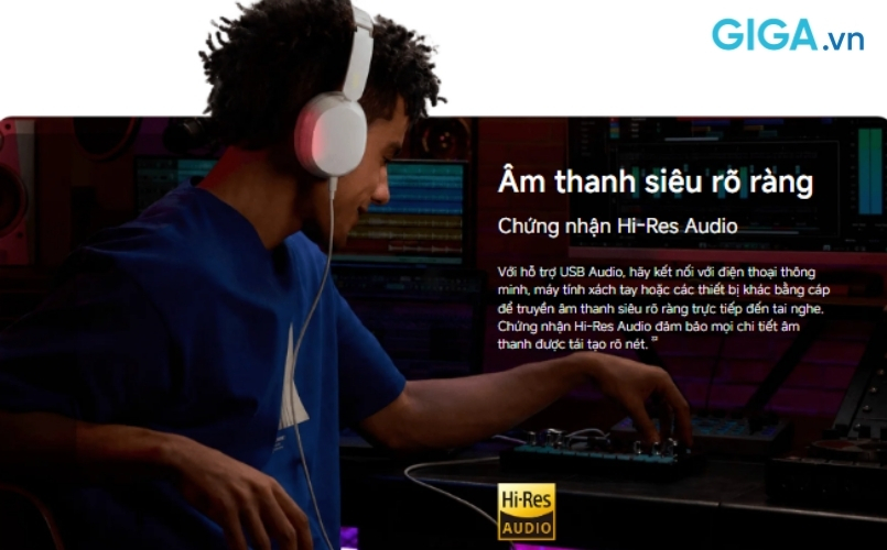 REDMI Headphones Neo hỗ trợ Hi-Res Audio qua USB Audio