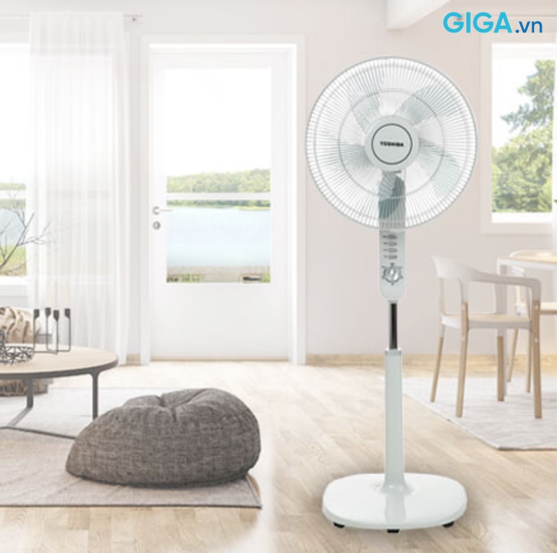 Quạt đứng Toshiba F-LSA10(H)VN kiểu dáng gọn gàng, trang nhã