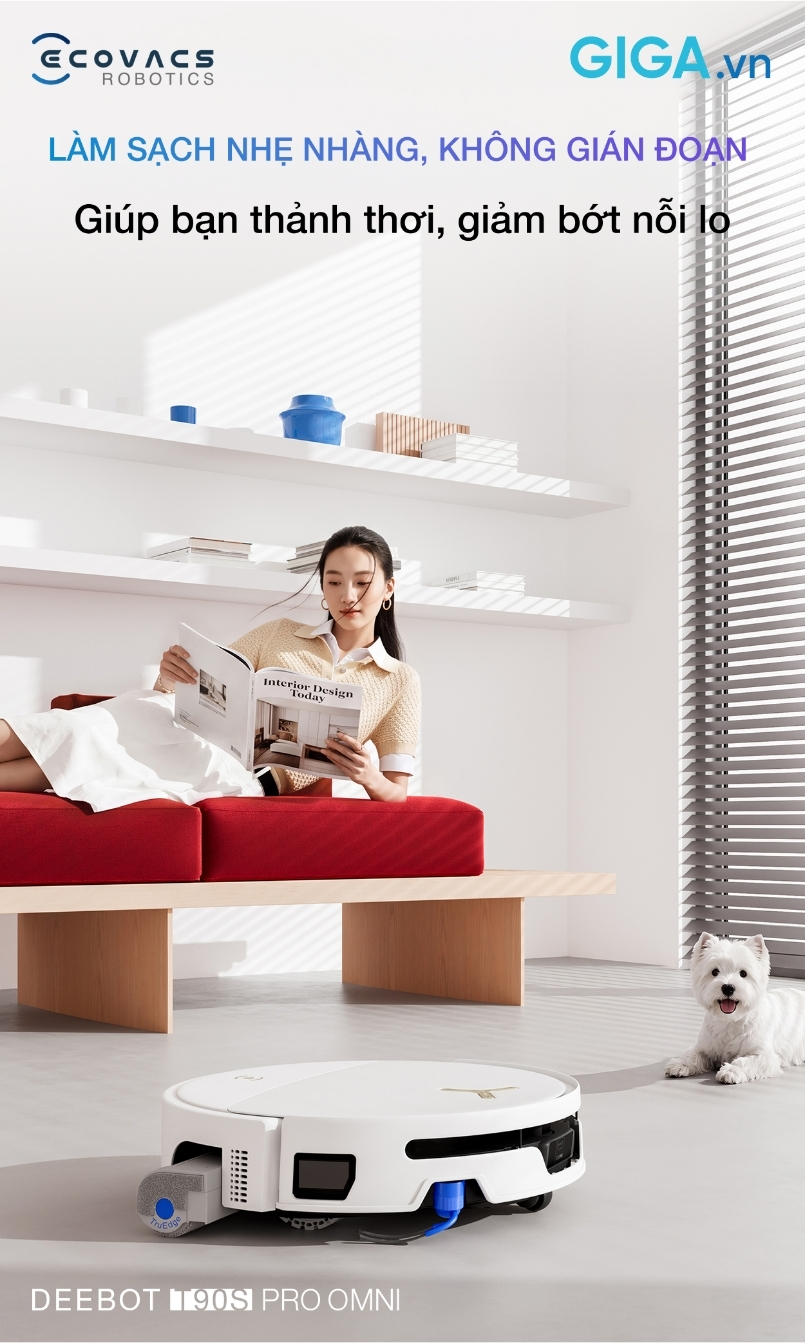 T90S PRO OMNI hoạt động êm ái, vận hành hiệu quả với cải tiến giảm tiếng ồn đa chiều